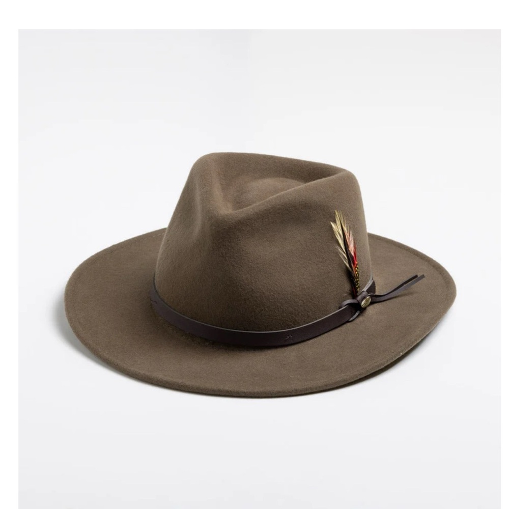 Dorfman Pacific Western Wool Cowboy Hat with Leather Accent Sz. large